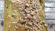 Pão integral de casca de abóbora moranga