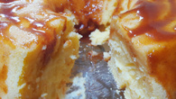 Bolo de fubá cremoso com coco