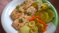 Salmão ao molho de manteiga (rápido e prático)