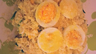 Risoto de bacalhau prático