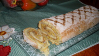 Rocambole de banana