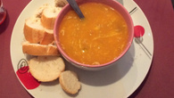 Sopa de mandioquinha cremosa