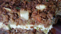 Quibe de forno recheado