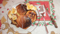 Panquecas Americanas de Banana