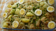 Salada prática de bacalhau