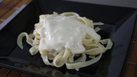 Macarrão ao molho branco - simples e rápido