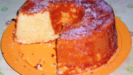 Bolo com leite de coco