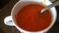 Sopa cremosa de tomate light