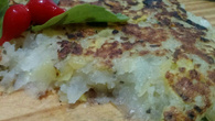 Batata rosti com abobrinha