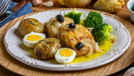 Lombo de bacalhau ao forno