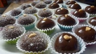 Brigadeiro com pasta de amendoim