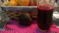 Suco de beterraba e cenoura