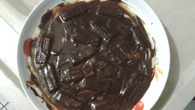 Torta de ganache com bis