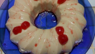 Pudim de gelatina de doce de leite
