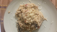 Risoto de cogumelos