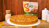 Torta de frango com farelo de aveia