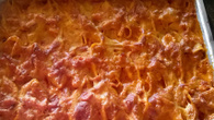 Conchiglione recheado de presunto e mussarela