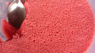 Sobremesa rápida de gelatina
