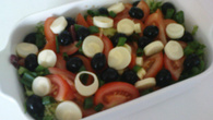 Salada com palmito