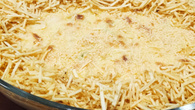 Camarão cremoso gratinado com catupiry