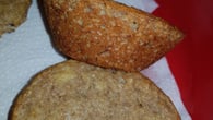Bolinho de banana com aveia para as crianças