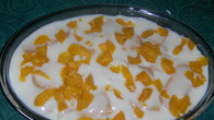 Torta de pêssego rápida