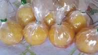 Balas de coco caramelizadas