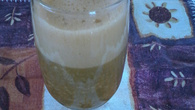 Suco de couve com cenoura e laranja