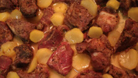 Costelinha com batata no forno
