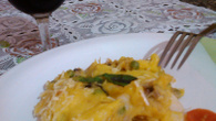 Escondidinho de bacalhau com batata baroa