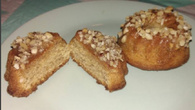 Bolinhos de banana com castanha (sem manteiga e sem leite)