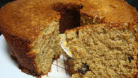 Bolo de banana e aveia