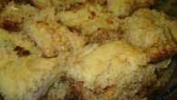 Cuca cremosa de banana