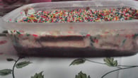 Pavê de sorvete com brigadeiro