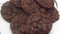 Biscoito de chocolate e aveia