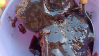 Bolo de café e chocolate