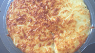Torta de camarão cremosa