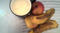 Vitamina de banana e maçã
