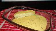 Souflé de arroz com queijo