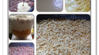 Frango cremoso com batata palha