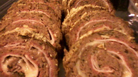 Rocambole de carne moída