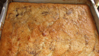 Torta de banana com farofa