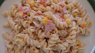 Salada de macarrão com maionese