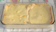 Lasanha fácil com molho branco