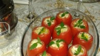 Tomate assado recheado