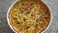 Quiche de frango e cogumelos