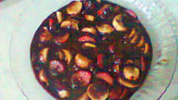 Brigadeiro de panela com frutas