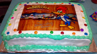 Bolo de festa da Fabi