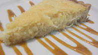 Torta de coco caribenha
