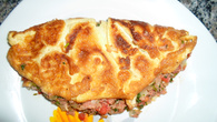 Omelete de calabresa